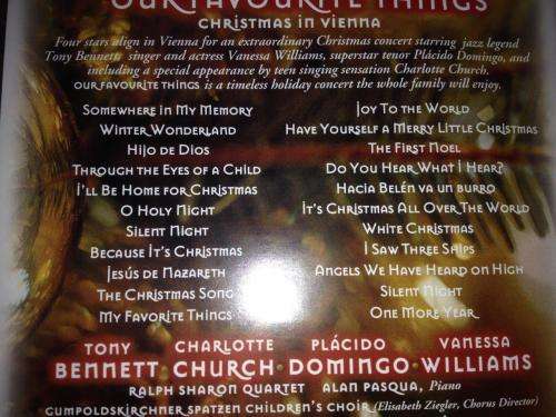 DVD - Our Favourite Things - Bennett Church Domingo Williams