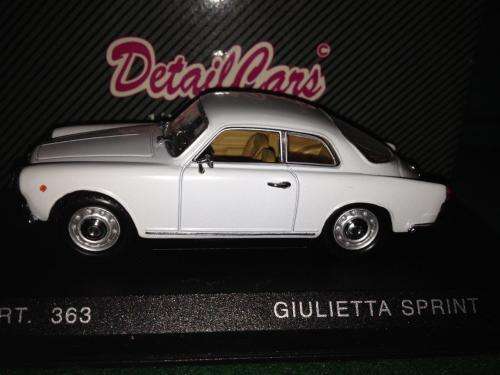 Detail Cars - Alfa Romeo Sprint 1960 Coupe`(NOS)