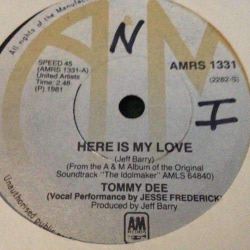 Seven Single - Tommy Dee Here is My Love - Nino Tempo I know Where you're going (idolmaker)