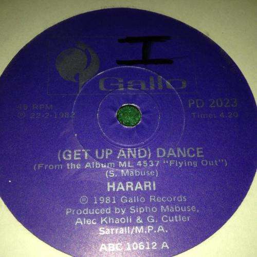 Seven Single - Harari - (Get Up And) Dance / Good Vibes