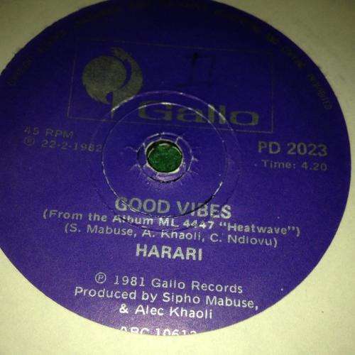 Seven Single - Harari - (Get Up And) Dance / Good Vibes