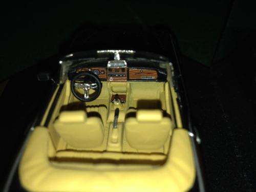Vitesse - Fiat 124 Spider Turbo 1981 Black Metallic  - 1:43 Scale (NOS)