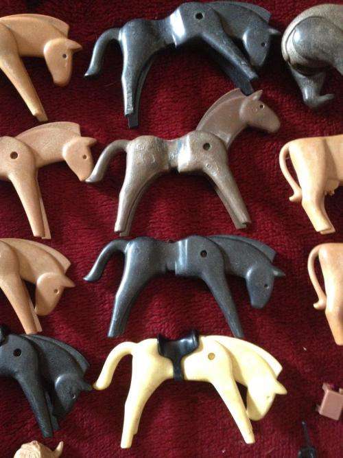 Playmobile  28 Pieces, People Horses Animals, Accessories