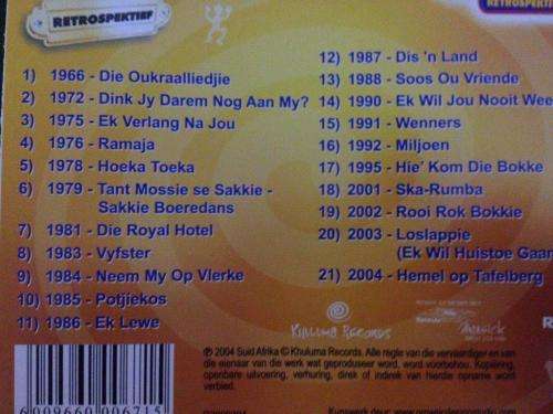 CD - Lit Skud Retrospektief - 1966 tot 2004 - 21 Tydlose Treffers!