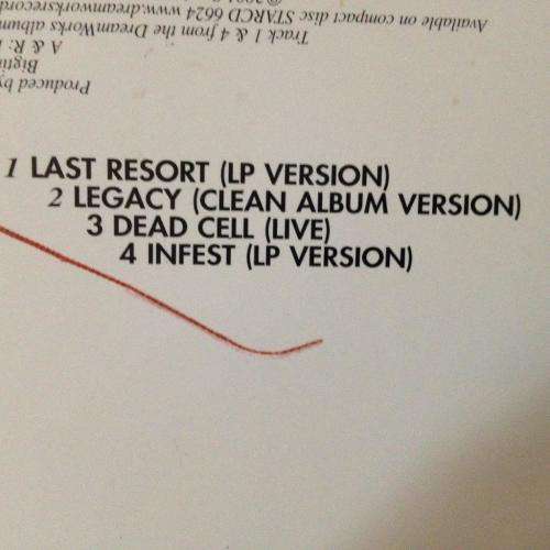 CD - Papa Roach - Last Resrt (Single)