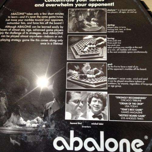 Abalone - Arlenco Toys and games  made in USA  1989