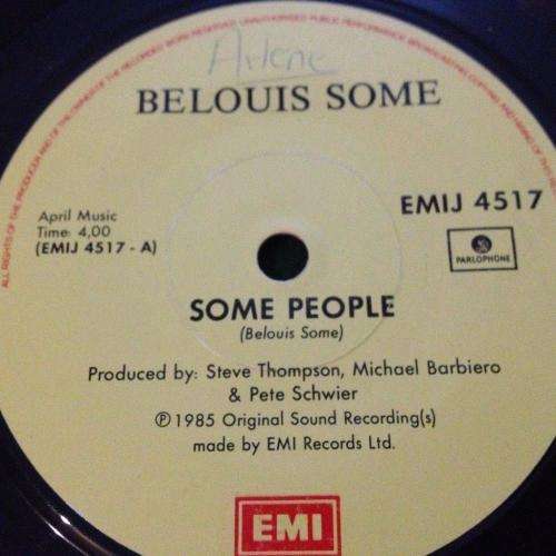 Seven Single - Belouis Some - Some People / Walk Away