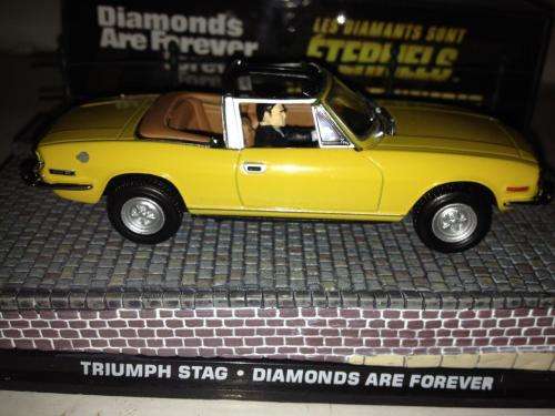 Triumph Stag - Diamonds Are Forever - James Bond Car Collection no18 1:43 Scale Die Cast