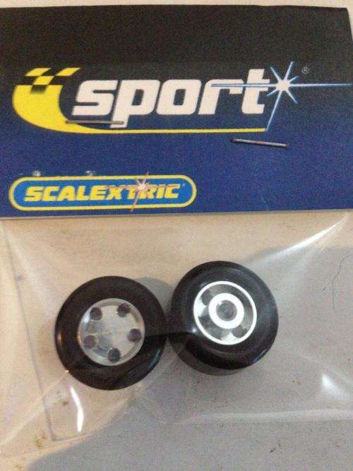 Scalextric -- Pro Performance Aluminum Hubs and Silicone Tyres 1:32 Scale - Please see Description