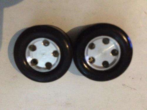 Scalextric -- Pro Performance Aluminum Hubs and Silicone Tyres 1:32 Scale - Please see Description