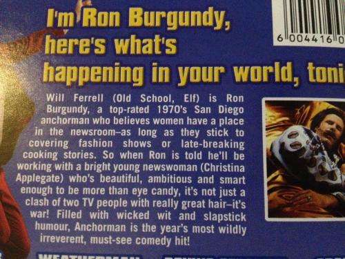 DVD - Will Ferrell - Anchorman
