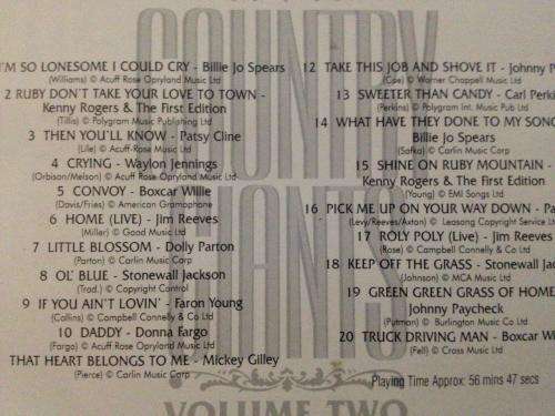 CD - Country Greats - Volume 2