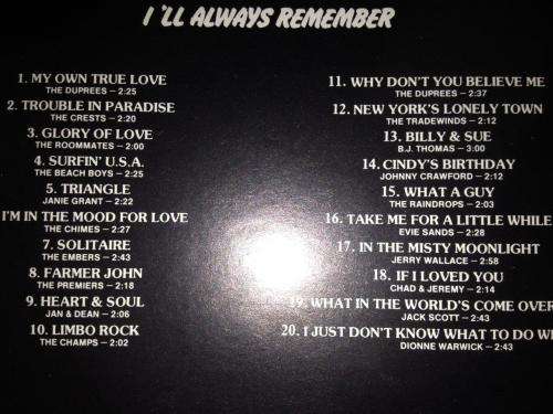 CD - 20 Great Oldies - I`ll Always Remember Vol.7