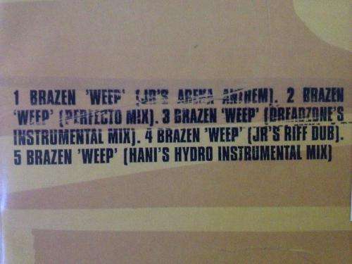 CD - Skunk Anansie - Brazen  `Weep` (Single)