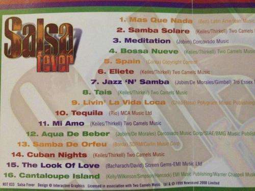 CD - Salsa Fever - 16 of The Hottest Salsa Anthems