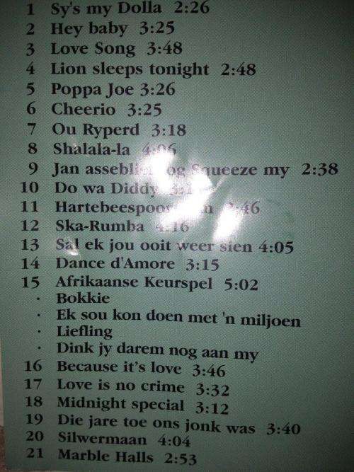 CD - Touch of Class Jy`s My Dolla Ronell Erasmus & Deon v.d Merwe