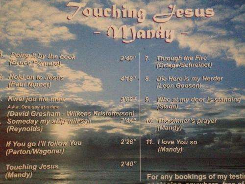 CD - Mandy - Touching Jesus (Singed)