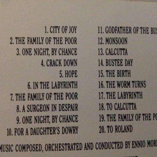 CD - City Of Joy / Ennio Morricone - Original Motion Picture Soundtrack
