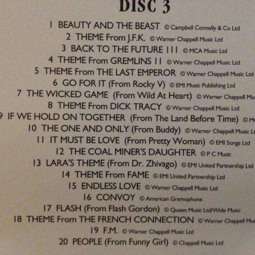 CD - Film Themes - Disc Three