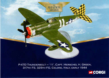 Corgi -- P-47D Thunderbolt -11 - World War II Europe & Africa The Aviation Archive (NOS - New old St