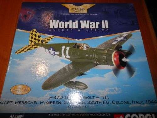 Corgi -- P-47D Thunderbolt -11 - World War II Europe & Africa The Aviation Archive (NOS - New old St