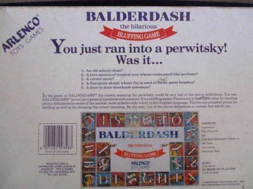 Balderdash - The Hilarious Bluffing Game - Arlenco Toys and Games