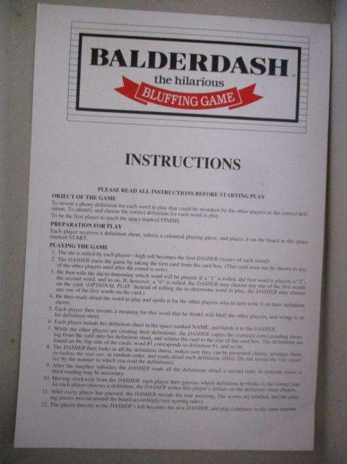 Balderdash - The Hilarious Bluffing Game - Arlenco Toys and Games