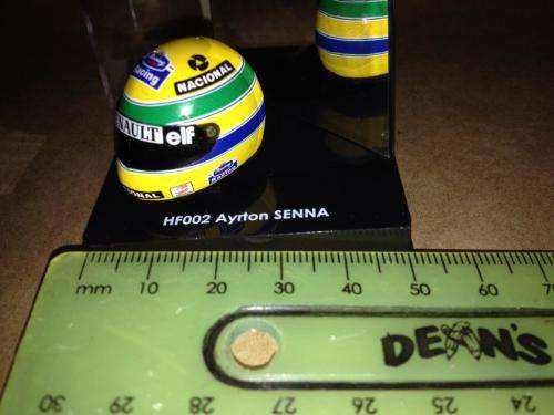 Onyx - HF002 Ayrton Senna Replica Helmet - 1:12 Scale