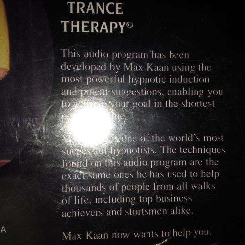 CD - Max Kaan`s - Stop Smoknig - Personal 121 Trance Therapy (NEW Sealed)