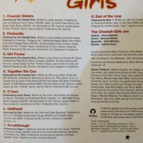 CD - The Cheetah Girls - Songs From The Disney Channel Original Movie