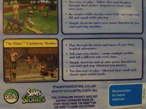 Pc -The Sims Stories Collection