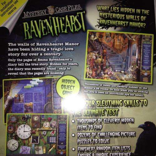 PC - Mystery Case File - Ravenhearst You Be The Detective - Hidden Object Game