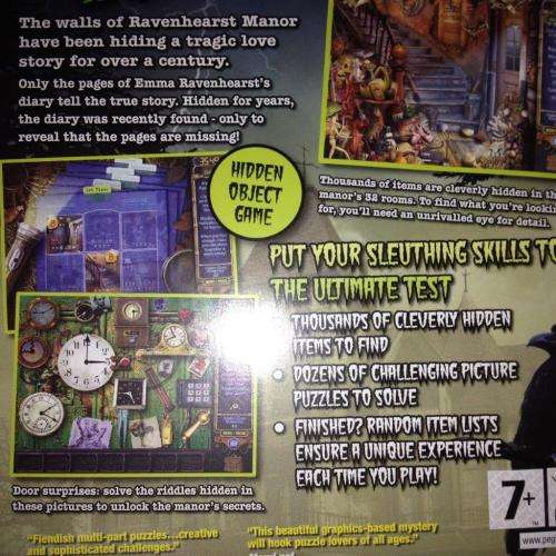 PC - Mystery Case File - Ravenhearst You Be The Detective - Hidden Object Game