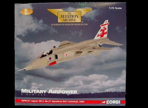 Corgi -- Sepecat Jaguar GR.3 No 41 Squadron RAF Coltishall, 2005 - The Aviation Archive(NOS)