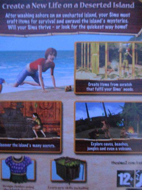 PS2 - The Sims 2 Castaway Platinum
