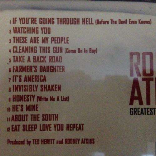 CD - Rodney Atkins - Greatest Hits