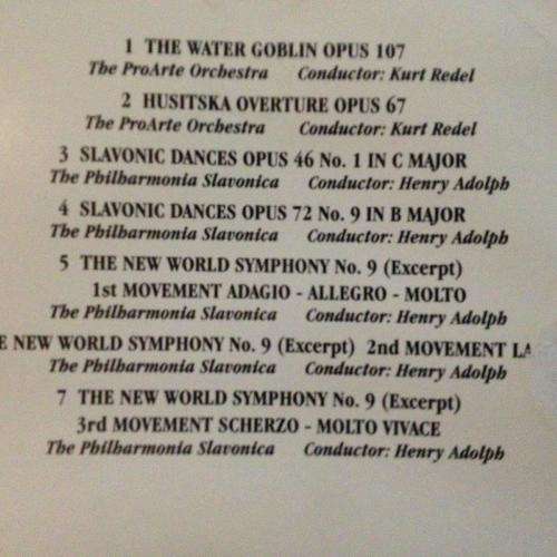 CD - The Great Composers - Volume Four - Dvorak