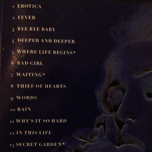 CD - Madonna - Erotica