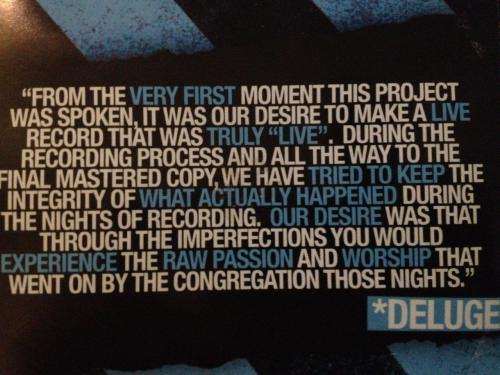 CD - Deluge - Live From Bethany World Prayer Center