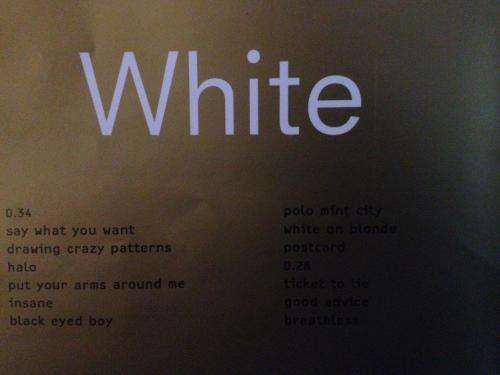 CD - Texas - White On Blonde