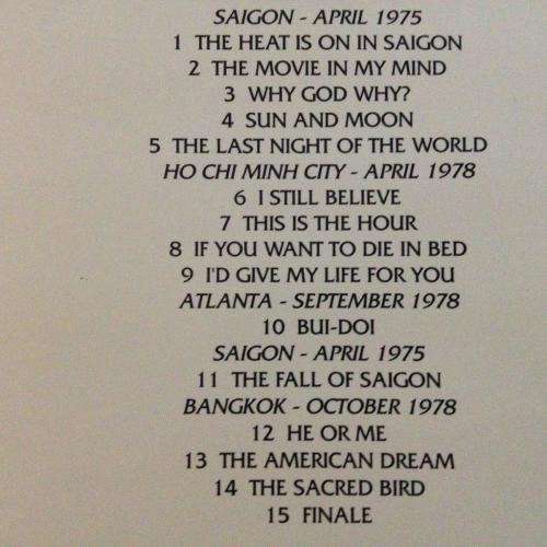 CD - Miss Saigon - The Highlights