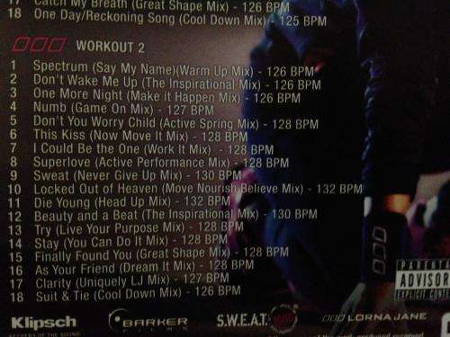 CD - Lorna Jane - Ultimate Workout Hits (2cd)