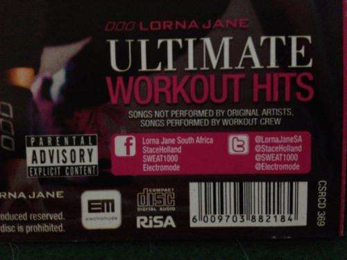 CD - Lorna Jane - Ultimate Workout Hits (2cd)