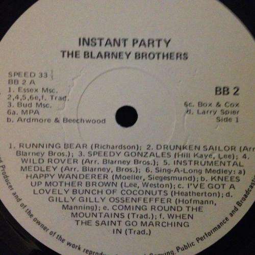 LP - Blarney Bros - Instant Party