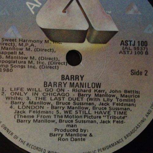 LP - Barry Manilow - Barry