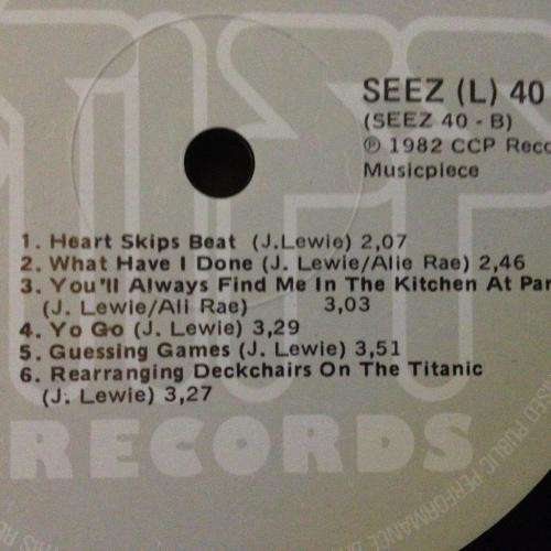 LP - Jona Lewie - Heart Skips Beat