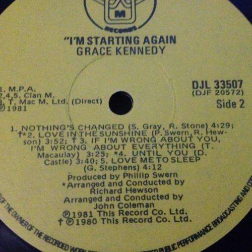 LP - Grace Kennedy - I`m Starting Again