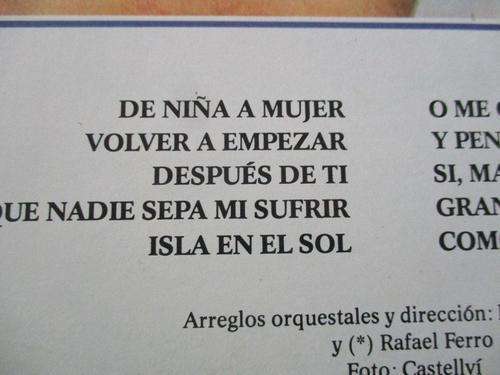 LP - Julio Iglesias - De Nina a mujer