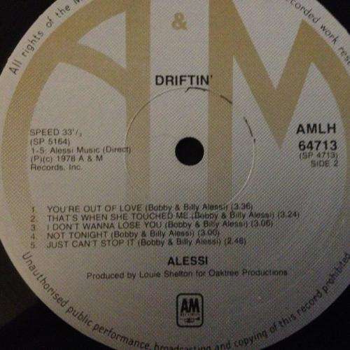 LP - Alessi - Driftin