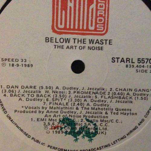 L.P. - Art of Noise - Below The Waste